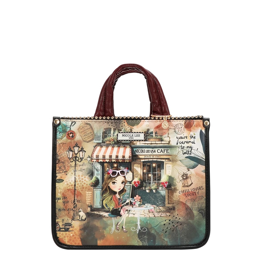 Nicole Lee VIRTUAL FRIEND SMALL TOTE BAG